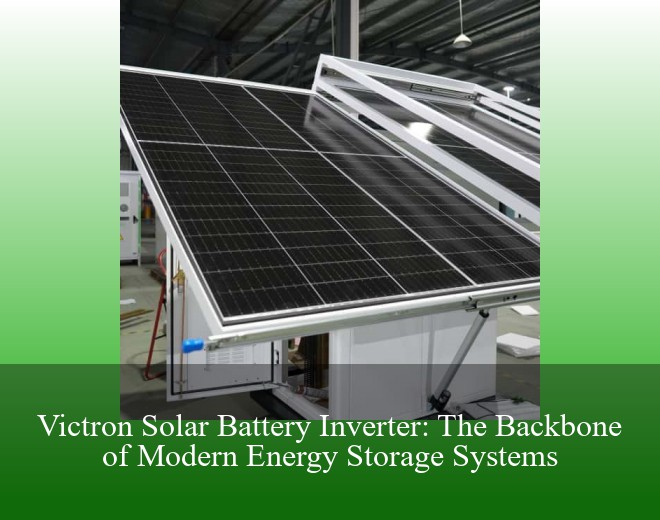 Victron Solar Battery Inverter: The Backbone of Modern Energy Storage Systems